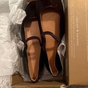 Madewell Dark Brown Women's Flats never worn